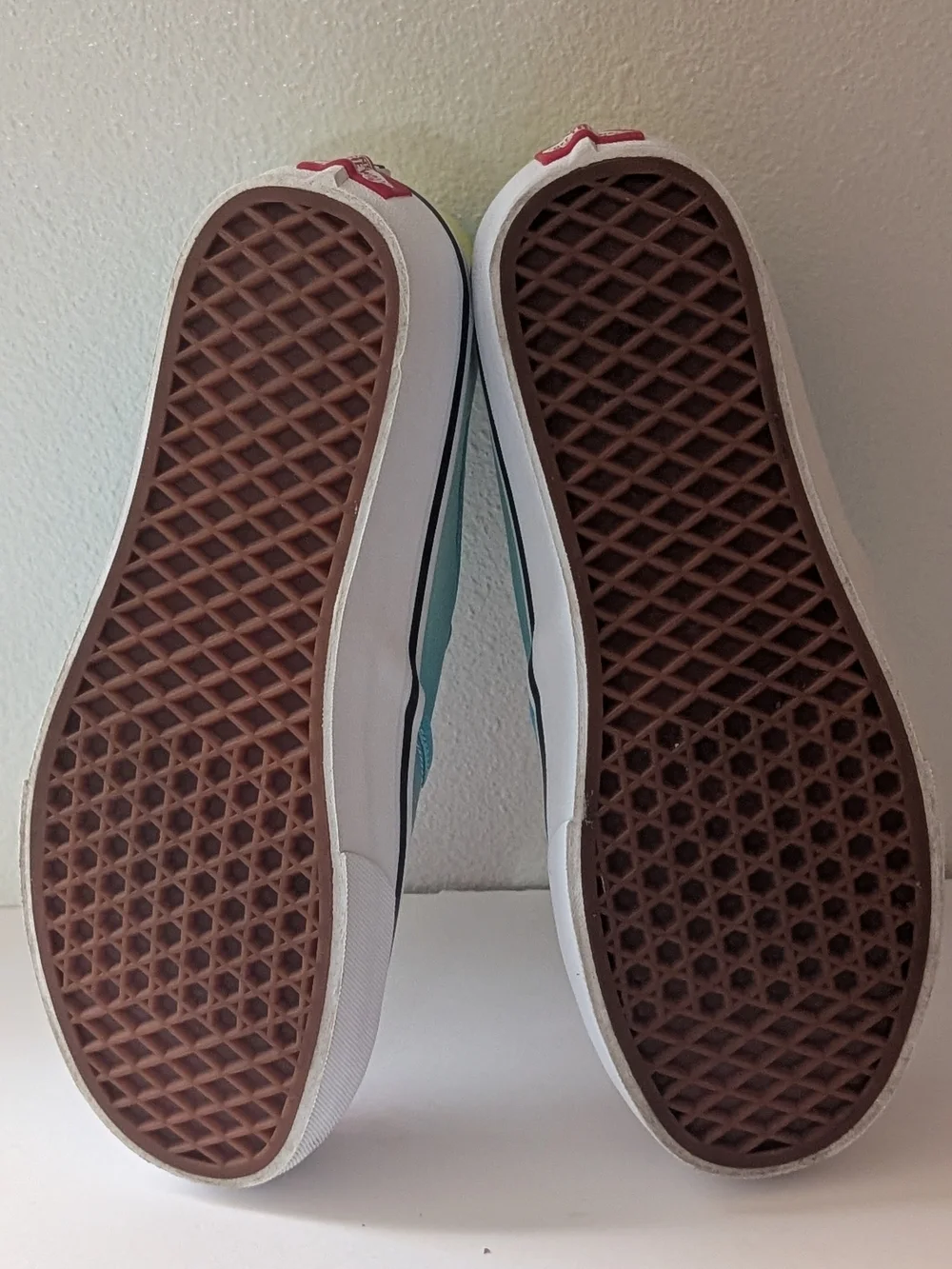 Vans Slip-On Sneakers - Turquoise to Pink Ombre